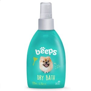Dry Bath beeps for dogs