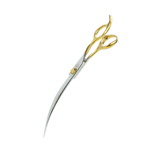 Diamond Scissors Curved 8,0" Gold