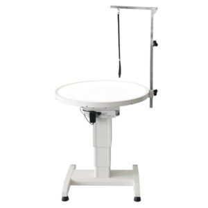 Round electric lifting table podświetlany