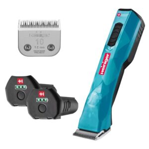 Cordless battery clipper Heiniger Opal 2 batteries and blade #10 1,5mm