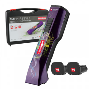 Maszynka bezprzewodowa Heiniger Saphir Style walizka z ostrzem #40 z 2 bateriami